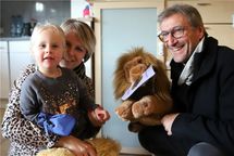 Lions-Präsident Pfarrer Christof Seisser besuchte Pia 